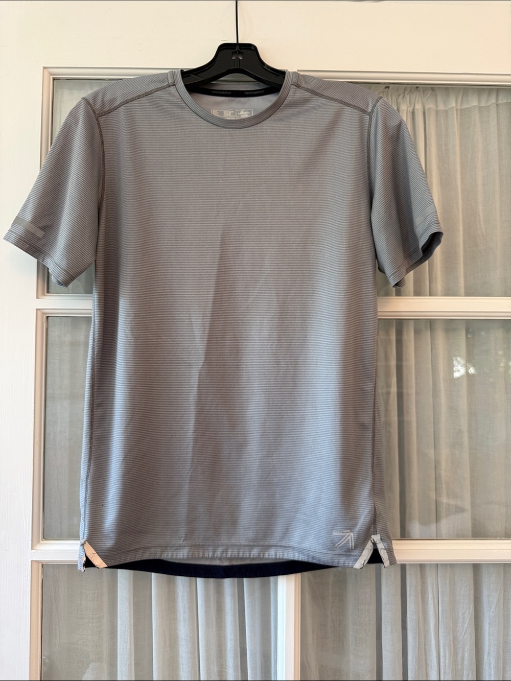 New Balance Men's Short-Sleeve Performance Tee — Light Gray